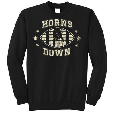 Horns Down Beat Texas Funny Tuck Fexas Sweatshirt