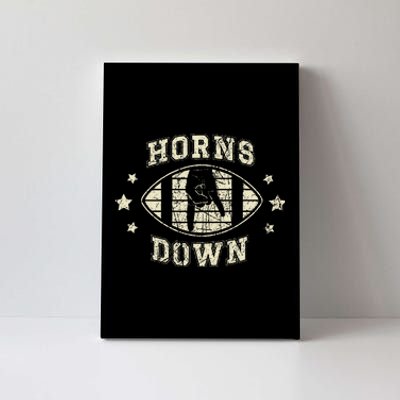 Horns Down Beat Texas Funny Tuck Fexas Canvas