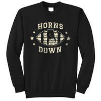 Horns Down Beat Texas Funny Tuck Fexas Tall Sweatshirt