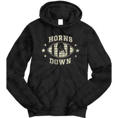 Horns Down Beat Texas Funny Tuck Fexas Tie Dye Hoodie