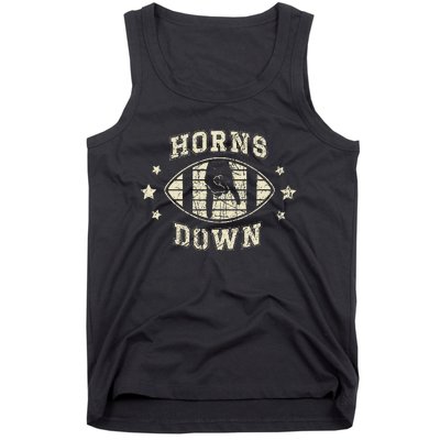 Horns Down Beat Texas Funny Tuck Fexas Tank Top