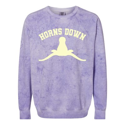 Horns Down Colorblast Crewneck Sweatshirt