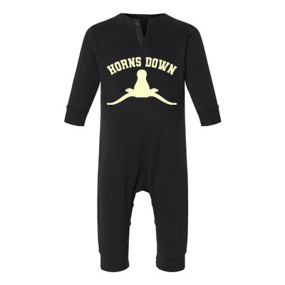 Horns Down Infant Fleece One Piece