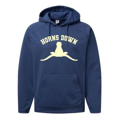 Horns Down Performance Fleece Hoodie