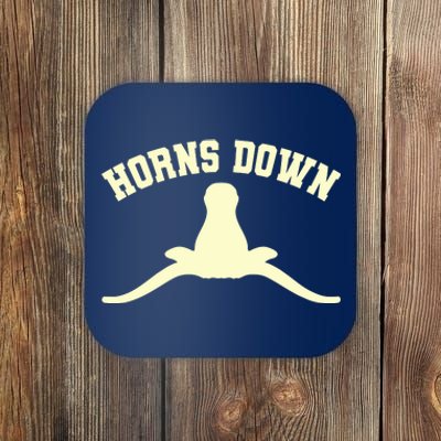 Horns Down Coaster