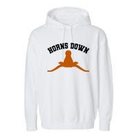 Horns Down Garment-Dyed Fleece Hoodie