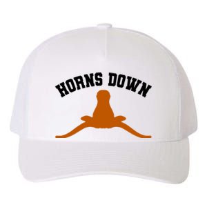 Horns Down Yupoong Adult 5-Panel Trucker Hat