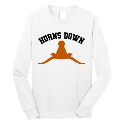 Horns Down Long Sleeve Shirt