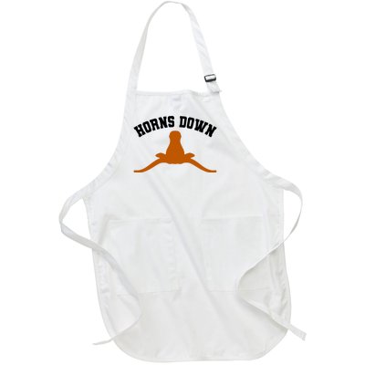 Horns Down Full-Length Apron With Pockets