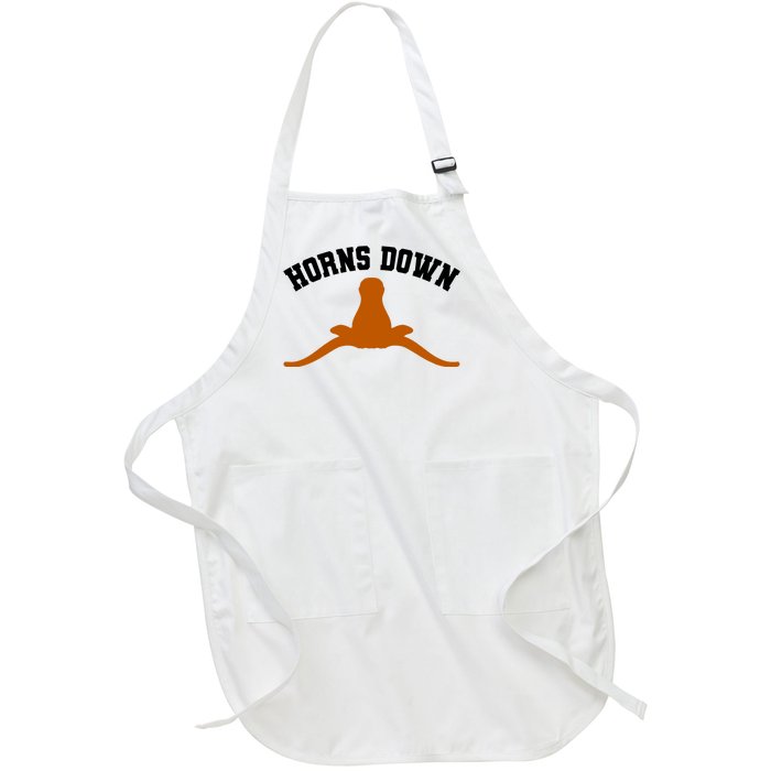 Horns Down Full-Length Apron With Pockets