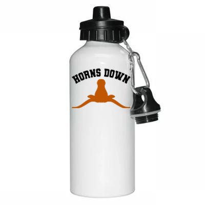 Horns Down Aluminum Water Bottle