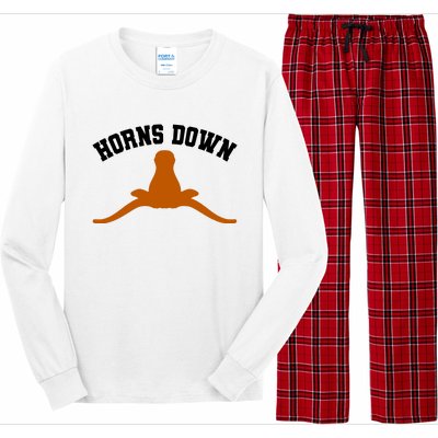 Horns Down Long Sleeve Pajama Set