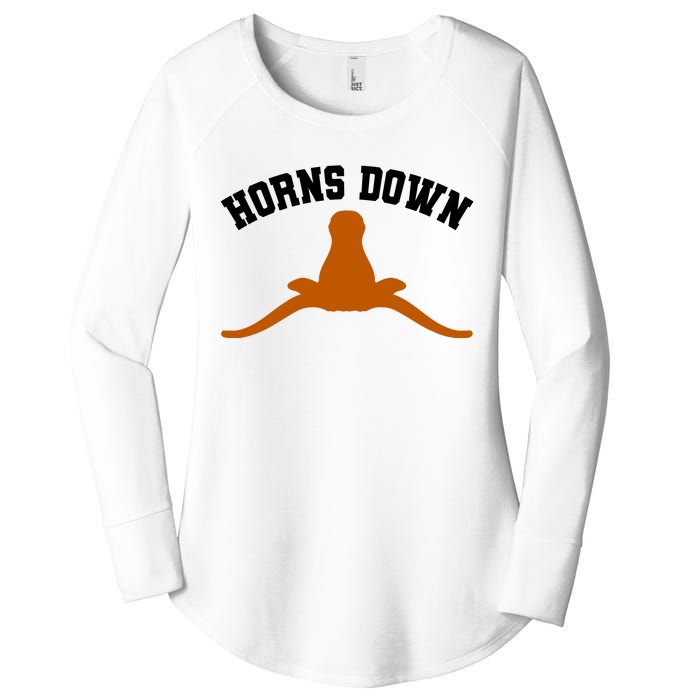 Horns Down Women's Perfect Tri Tunic Long Sleeve Shirt