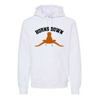 Horns Down Premium Hoodie