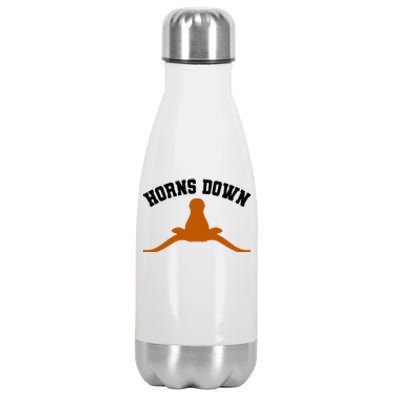 Horns Down Stainless Steel Insulated Water Bottle