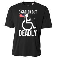 Handicap Disabled But Deadly Cooling Performance Crew T-Shirt