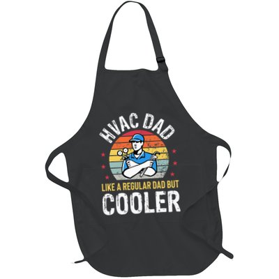 HVAC Dad But Cooler Funny HVAC Technician Father Apron