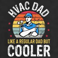 HVAC Dad But Cooler Funny HVAC Technician Father 11oz C Handle Ceramic Mug