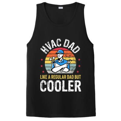 HVAC Dad But Cooler Funny HVAC Technician Father PosiCharge Competitor Tank