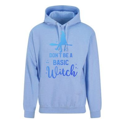 Halloween Dont Be A Basic Witch Funny Great Gift Unisex Surf Hoodie