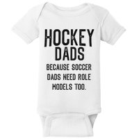 Hockey Dads because soccer dads need role models too  Baby Bodysuit