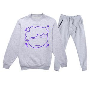 Hey Drawing By Brenden Bcr Premium Crewneck Sweatsuit Set