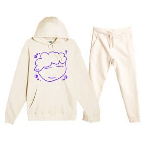 Hey Drawing By Brenden Bcr Premium Hooded Sweatsuit Set