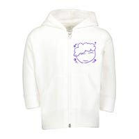 Hey Drawing By Brenden Bcr Toddler Zip Fleece Hoodie