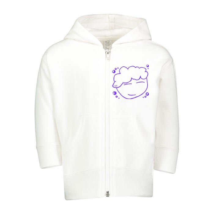 Hey Drawing By Brenden Bcr Toddler Zip Fleece Hoodie