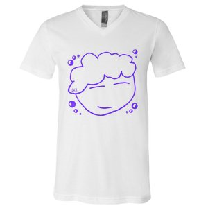 Hey Drawing By Brenden Bcr V-Neck T-Shirt