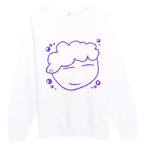 Hey Drawing By Brenden Bcr Premium Crewneck Sweatshirt