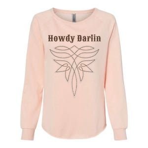 Howdy Darlin Boot Stitch Womens California Wash Sweatshirt