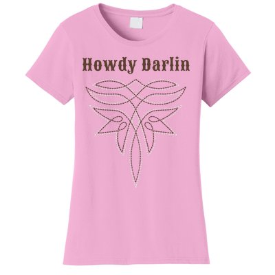 Howdy Darlin Boot Stitch Women's T-Shirt