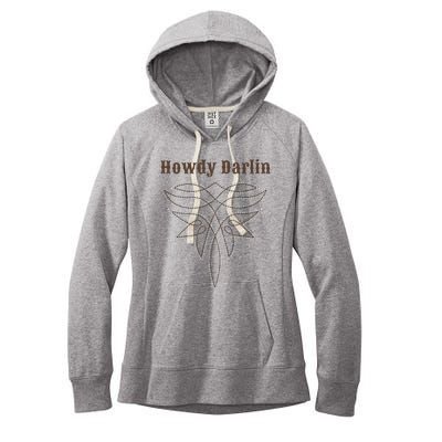 Howdy Darlin Boot Stitch Women's Fleece Hoodie