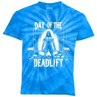 Horror Deadlifter Bodybuilder Deadlifting Workout Training Great Gift Kids Tie-Dye T-Shirt