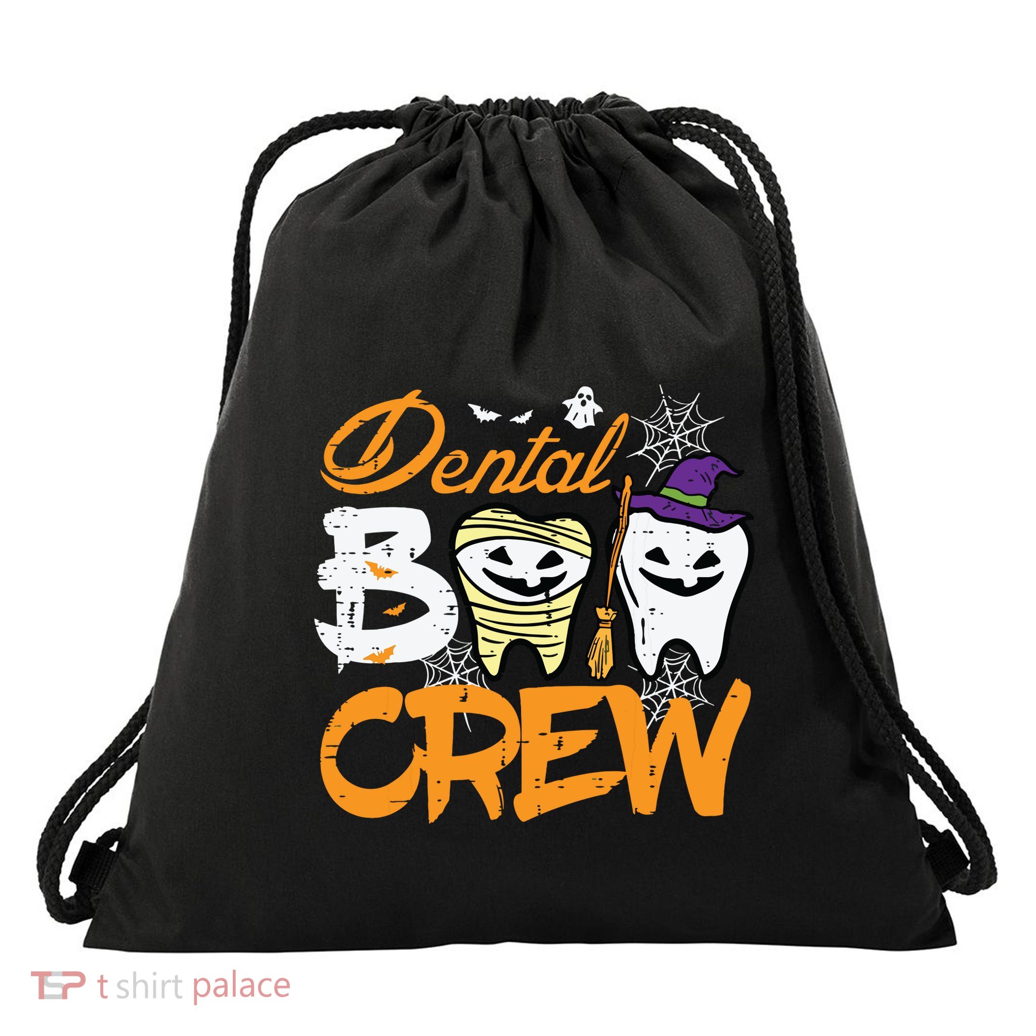 Halloween Dental Boo Crew Dentist Costume Teeth Women Drawstring Bag