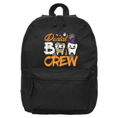 Halloween Dental Boo Crew Dentist Costume Teeth Women 16 in Basic Backpack