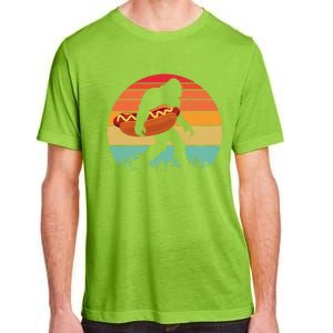 Hot Dog Bigfoot Legend Hotdog Funny Hot Dog Food Foodie Bbq Funny Gift Adult ChromaSoft Performance T-Shirt