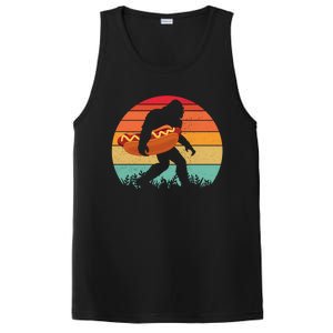 Hot Dog Bigfoot Legend Hotdog Funny Hot Dog Food Foodie Bbq Funny Gift PosiCharge Competitor Tank