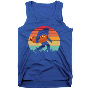 Hot Dog Bigfoot Legend Hotdog Funny Hot Dog Food Foodie Bbq Funny Gift Tank Top