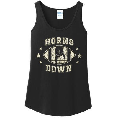 Horns Down Beat Texas Funny Tuck Fexas Ladies Essential Tank