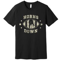 Horns Down Beat Texas Funny Tuck Fexas Premium T-Shirt