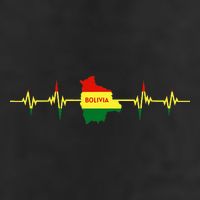 Heartbeat Design Bolivian Flag Bolivia 25L Jumbo Tote
