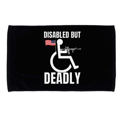 Handicap Disabled But Deadly Microfiber Hand Towel