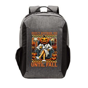 Halloween DonT Bother Me Until Fall Pumpkin Ghost Coffee Vector Backpack