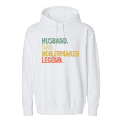 Husband Dad Boilermaker Legend Great Gift Funny Fathers Day Cute Gift Garment-Dyed Fleece Hoodie