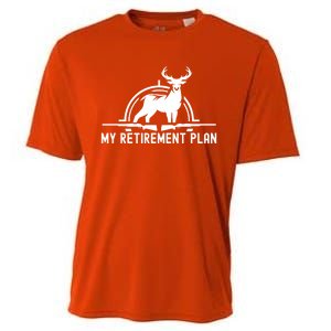 Hunting Deer Cool Gift Funny My Retiret Plan Hunting Cool Gift Cooling Performance Crew T-Shirt