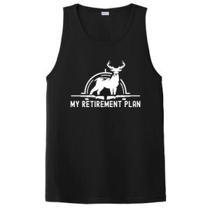 Hunting Deer Cool Gift Funny My Retiret Plan Hunting Cool Gift PosiCharge Competitor Tank