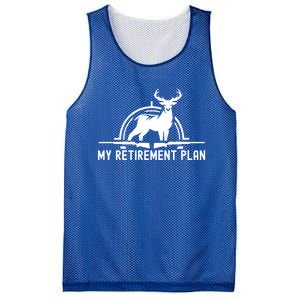 Hunting Deer Cool Gift Funny My Retiret Plan Hunting Cool Gift Mesh Reversible Basketball Jersey Tank