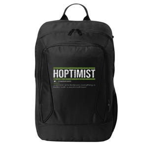 Hoptimist Definition Craft Beer City Backpack